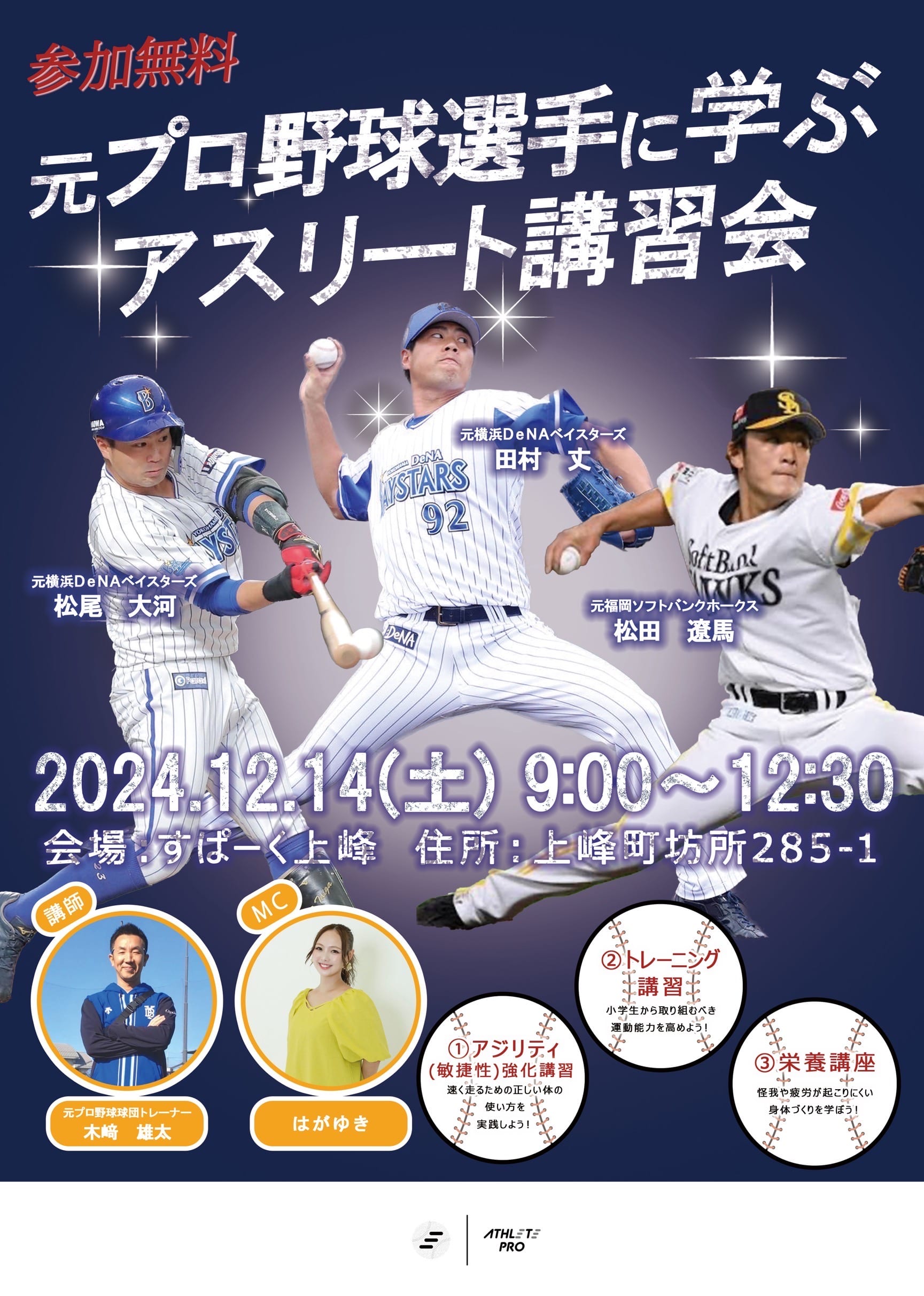 2024-12-14 元プロ野球選手に学ぶアスリート講習会