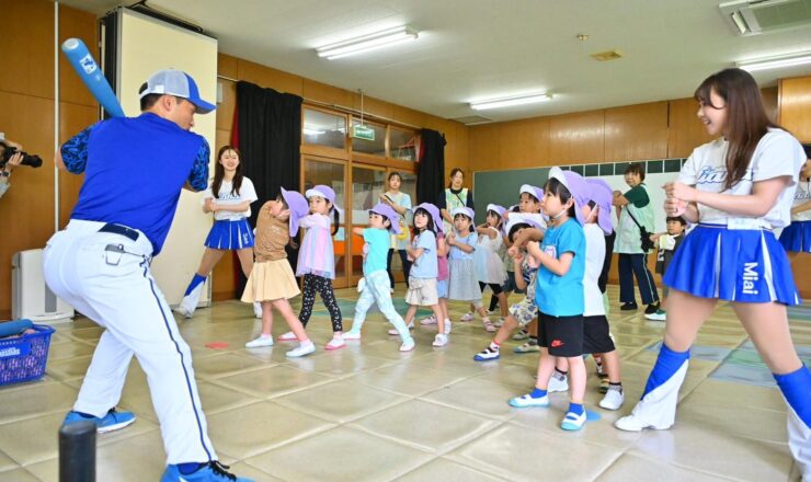 6月野球ふれあい訪問