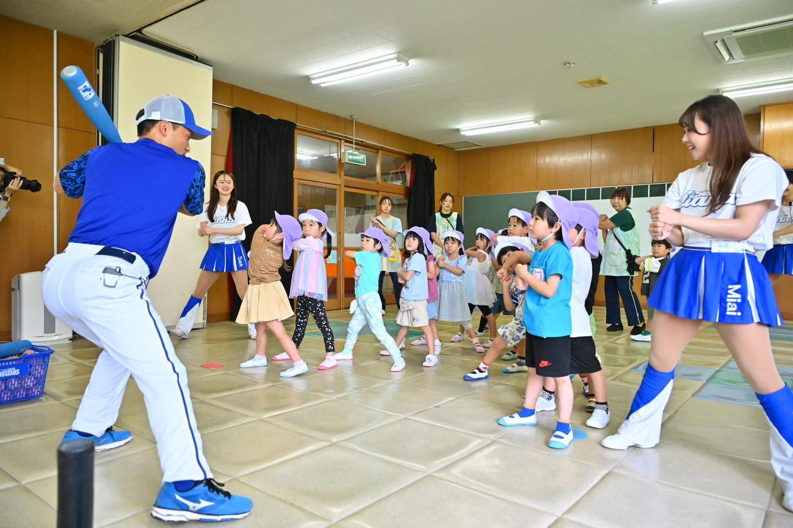 6月野球ふれあい訪問