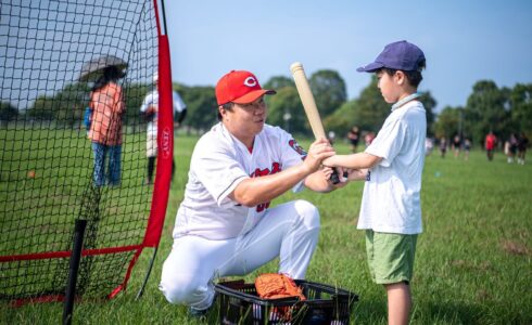 野球×ラグビースポーツふれあい教室
