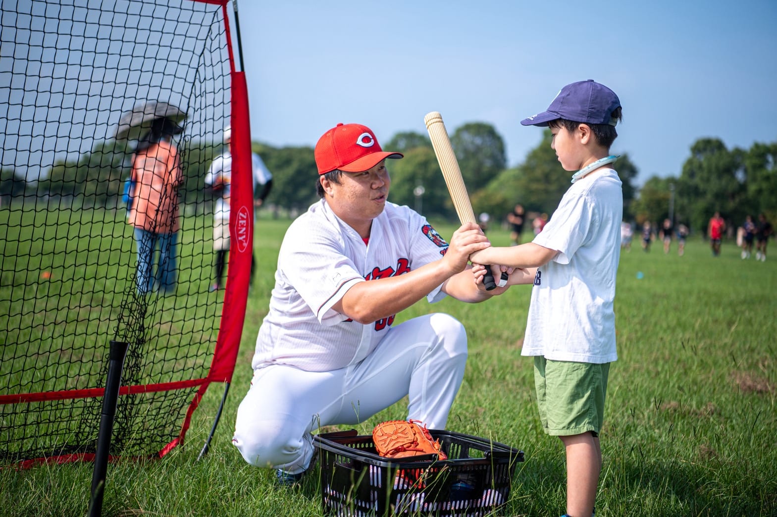 野球×ラグビースポーツふれあい教室