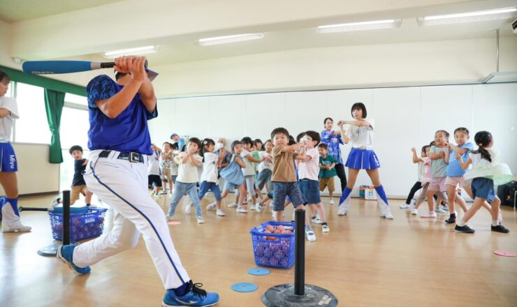 7月野球ふれあい訪問