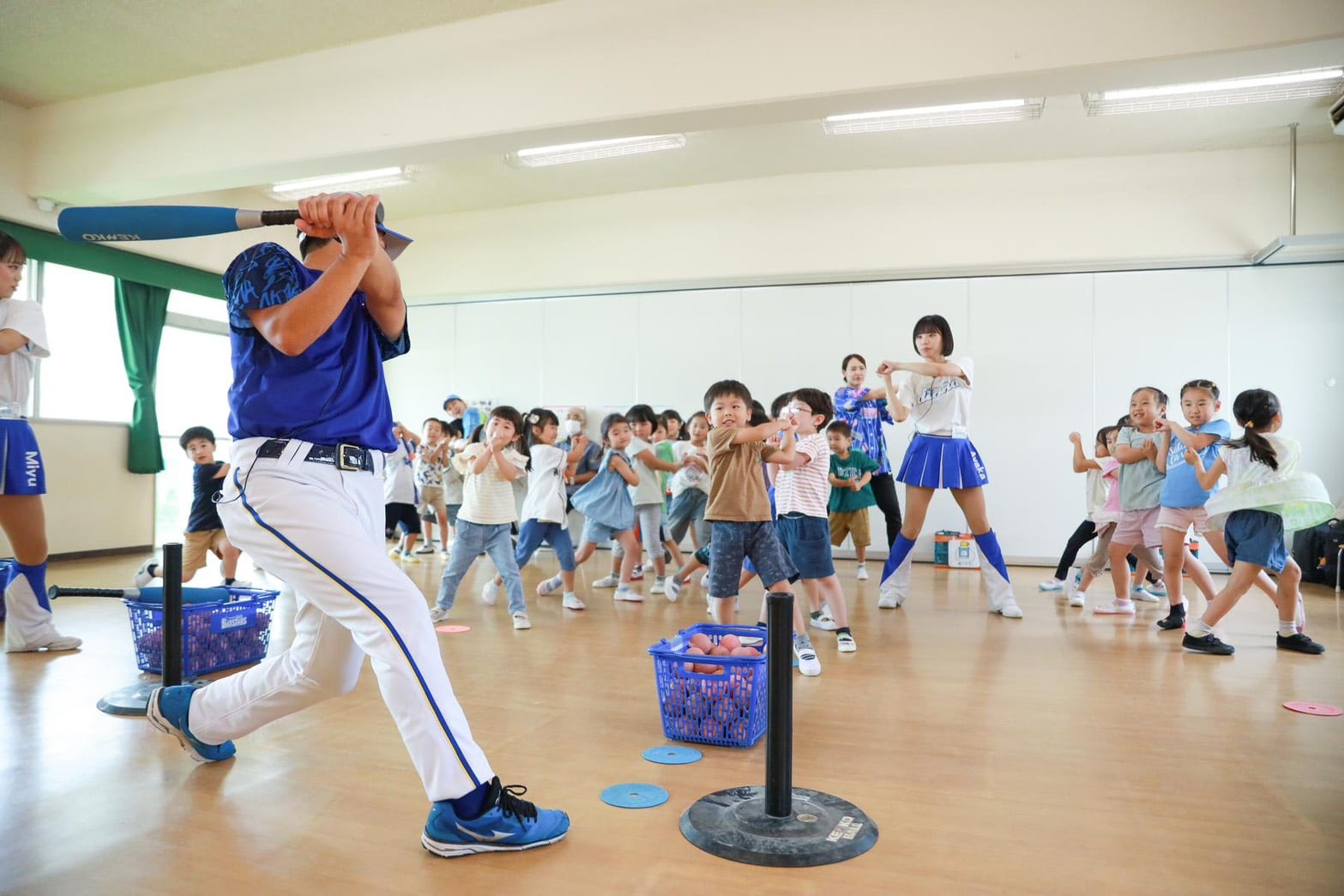 7月野球ふれあい訪問