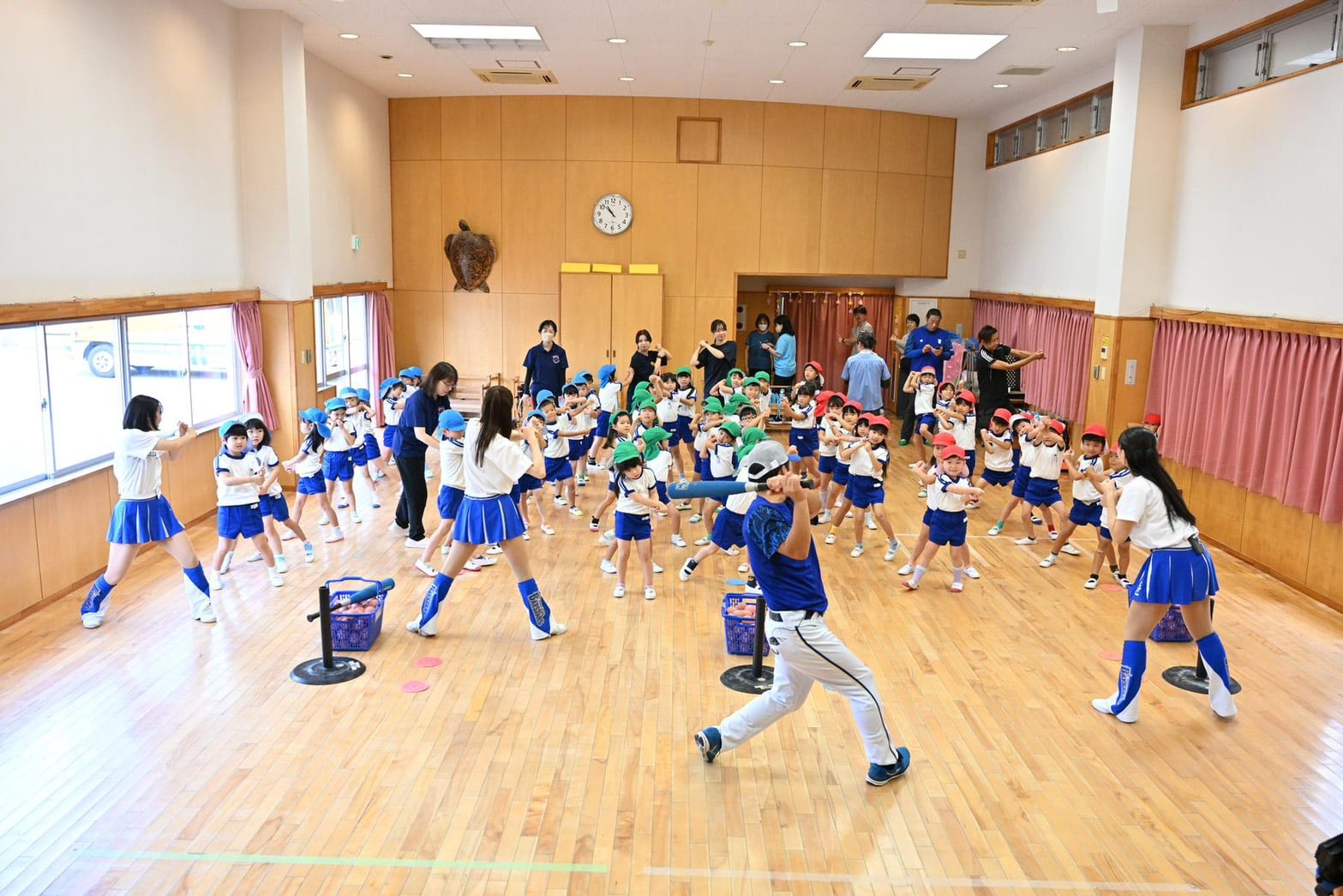 9月野球ふれあい訪問