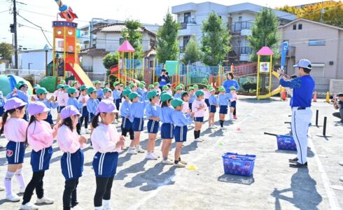 11月野球ふれあい訪問