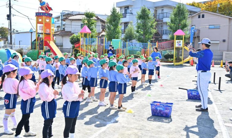 11月野球ふれあい訪問