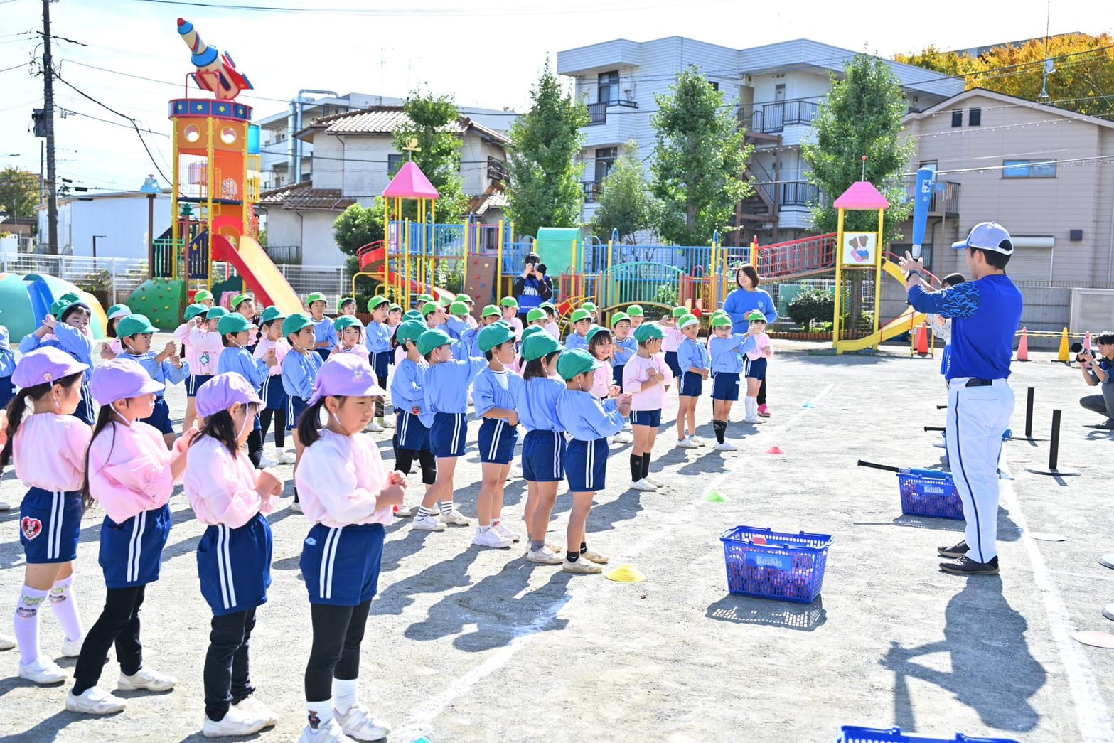 11月野球ふれあい訪問