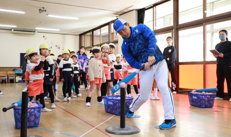 12月野球ふれあい訪問