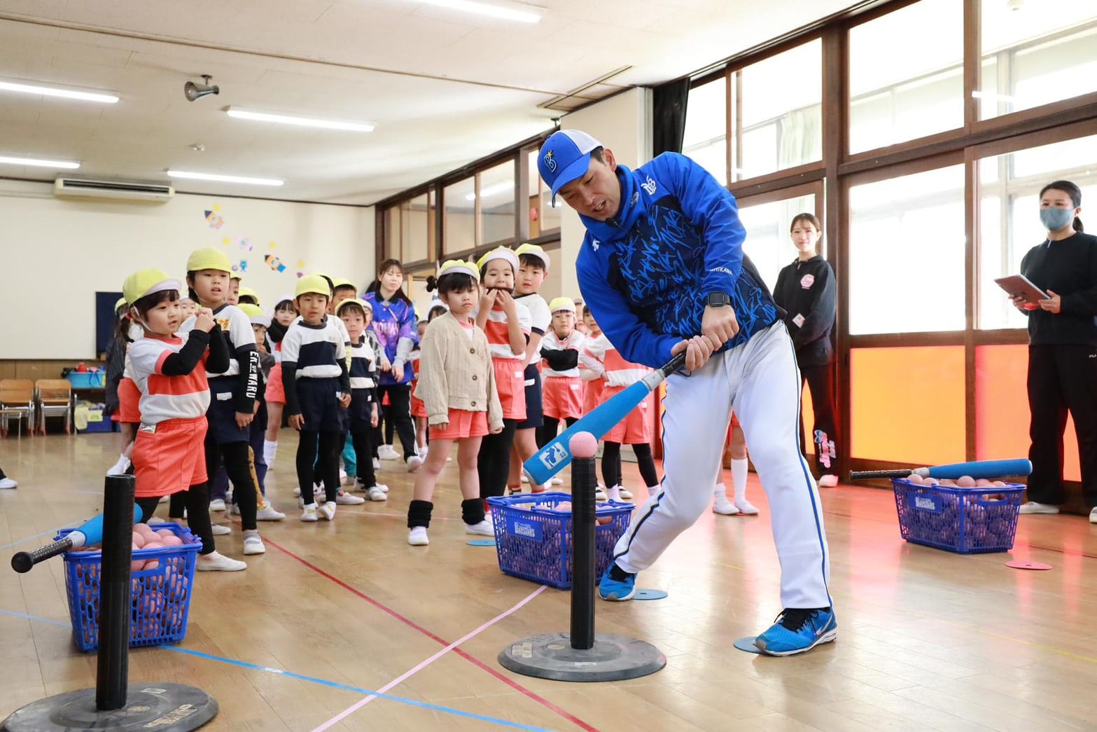 12月野球ふれあい訪問