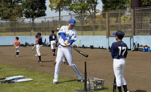 神奈川県中井町野球教室