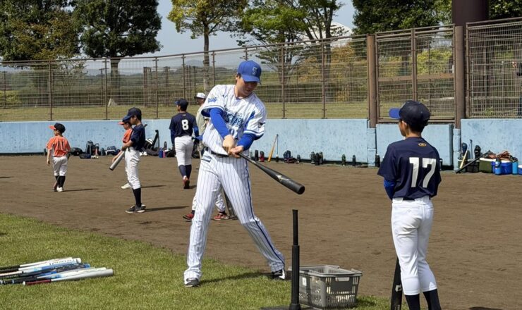 神奈川県中井町野球教室
