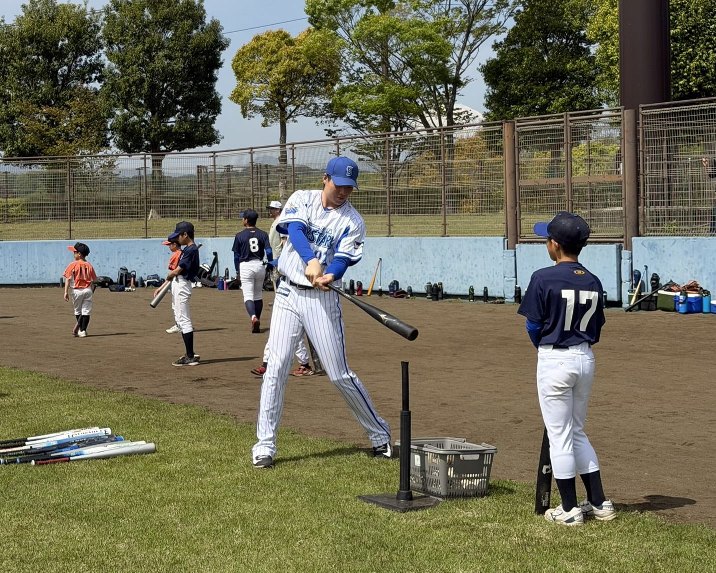 神奈川県中井町野球教室